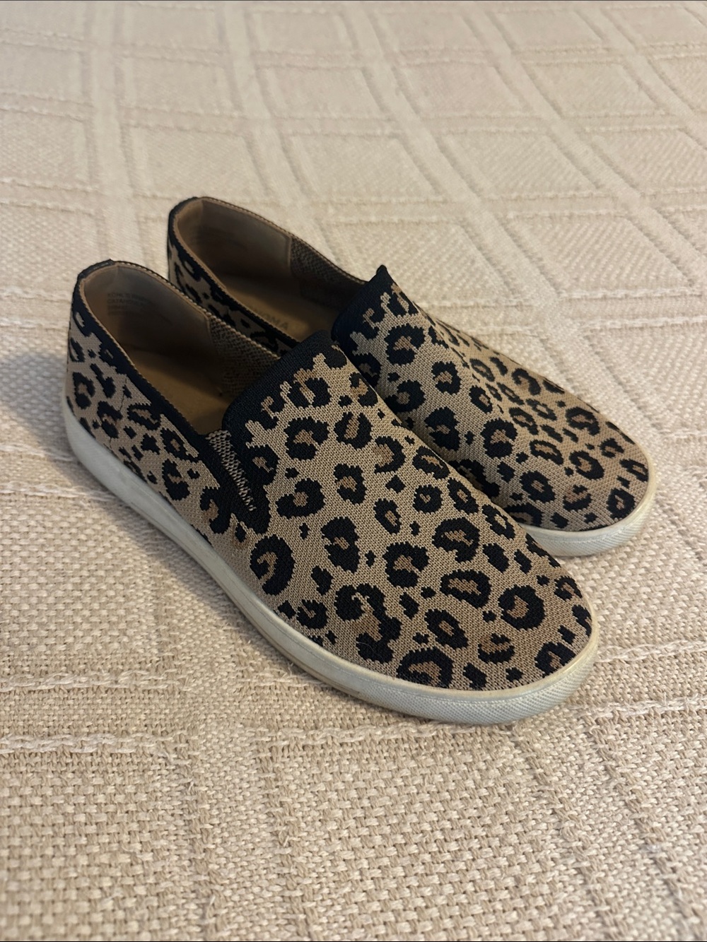 Sonoma Leopard Slip-On Sneakers - Beige/Black